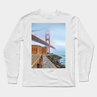 Golden Gate and Fort Point Long Sleeve T-Shirt